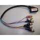 SCART to BNC adapter cable plus built in sync separator
